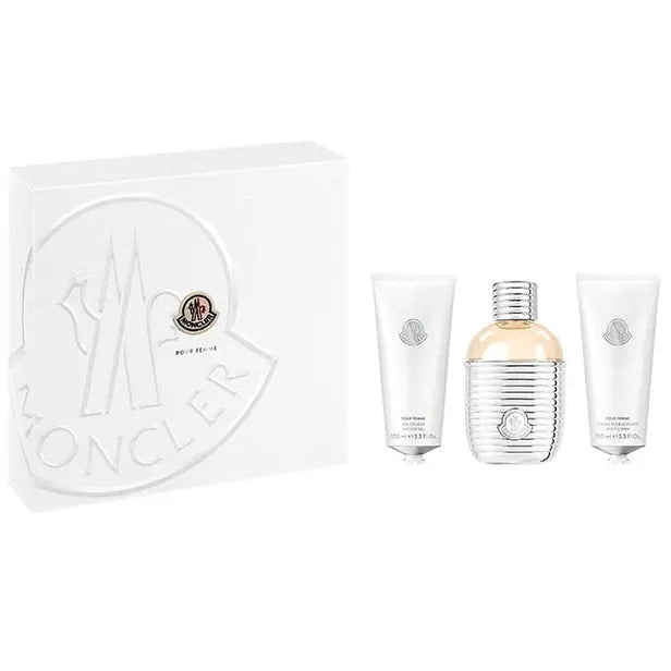 Kit Perfume Moncler Pour Femme EDP 100mL + Shower + Body de 100mL - Feminino