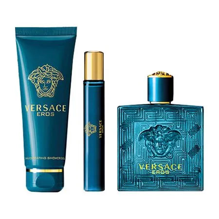 Kit de Versace Eros Parfum 100mL + 5mL + Shower Gel 150mL - Masculino